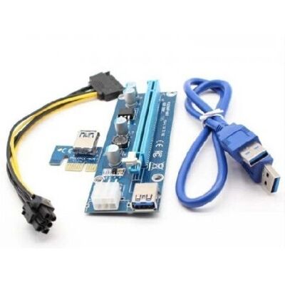 Qoltec 55501 PCI-E Riserkarten - USB 3.0 SATA 6pin Qoltec 55501 PCI-E Riserkarten - USB 3.0 SATA 6pin