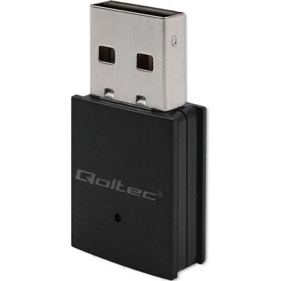 Adapter WiFi Mini Bezprzewodowy Qoltec AC BT 4.0 - 600Mbps Adapter WiFi Mini Bezprzewodowy Qoltec AC BT 4.0 - 600Mbps