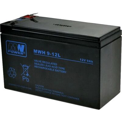 Akumulator UPS MW Power MWH 9-12L - 12V 9Ah Kompakt Akumulator UPS MW Power MWH 9-12L - 12V 9Ah Kompakt