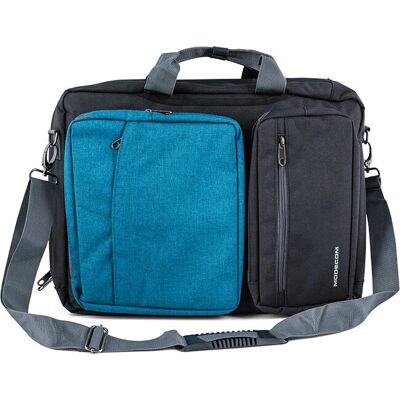 Modecom RENO 15,6" Messenger Torba - Plecak - Czarny, Niebieski Modecom RENO 15,6" Messenger Torba - Plecak - Czarny, Niebieski