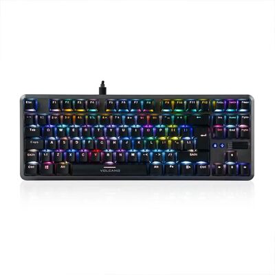 Klawiatura RGB Modecom Volcano Lanparty 2 - Gry, Czarna Klawiatura RGB Modecom Volcano Lanparty 2 - Gry, Czarna