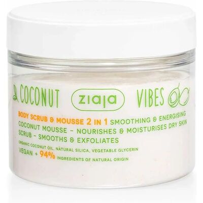 Ziaja Coconut & Orange Vibes Body Scrub And Mousse 2 In 1 - Body Scrub and Mousse Ziaja Coconut & Orange Vibes Body Scrub And Mousse 2 In 1 - Body Scrub and Mousse