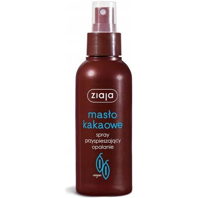 Spray de Beurre de Cacao Ziaja - Lait Solaire - Pour Femmes - Publicité Spray de Beurre de Cacao Ziaja - Lait Solaire - Pour Femmes - Publicité