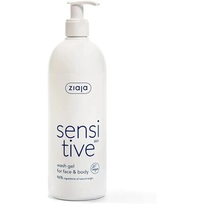Gel de Limpeza Ziaja Sensitive para rosto e corpo - 400ml Gel de Limpeza Ziaja Sensitive para rosto e corpo - 400ml