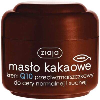 Ziaja Kakaobutter Q10 Gesichtscreme - Anti-Falten Feuchtigkeitscreme für Normale & Trockene Haut Ziaja Kakaobutter Q10 Gesichtscreme - Anti-Falten Feuchtigkeitscreme für Normale & Trockene Haut