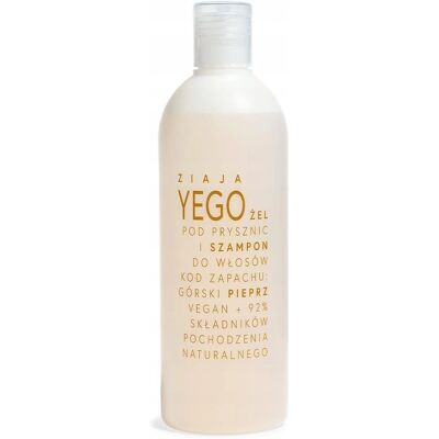 Ziaja Yego Gel Douche et Shampoo Poivre de Montagne - Publicité Ziaja Yego Gel Douche et Shampoo Poivre de Montagne - Publicité