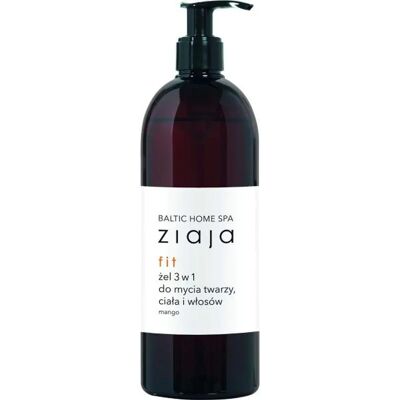 Ziaja Baltic Home Spa Fit Mango 3w1 Żel - Do twarzy, ciała i włosów Ziaja Baltic Home Spa Fit Mango 3w1 Żel - Do twarzy, ciała i włosów