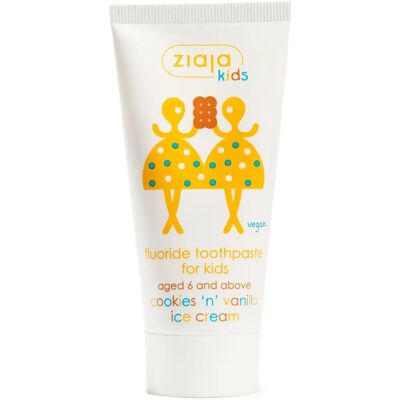 Ziaja Kids Cookies 'n' Vanilla Ice Cream - Dentifrice - Publicité Ziaja Kids Cookies 'n' Vanilla Ice Cream - Dentifrice - Publicité