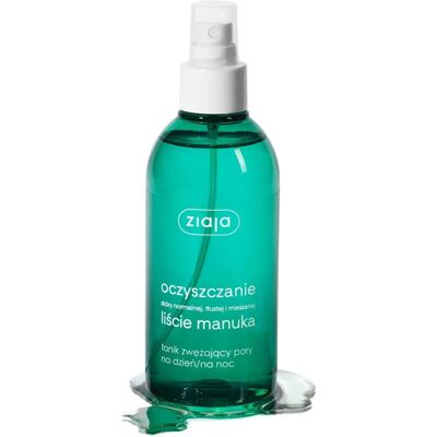 Ziaja Liście Manuka Tonik Zwężający Pory - Pielęgnacja Twarzy Ziaja Liście Manuka Tonik Zwężający Pory - Pielęgnacja Twarzy