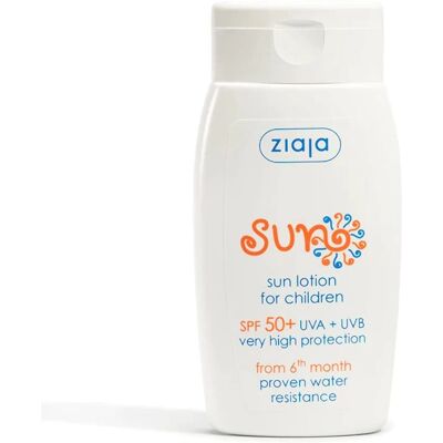Protetor solar Ziaja SPF 50+ para crianças - 125ml Protetor solar Ziaja SPF 50+ para crianças - 125ml