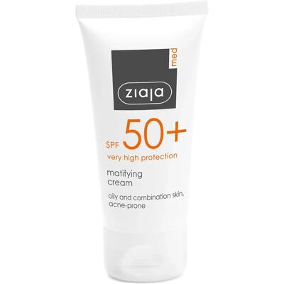 Ziaja Med SPF 50+ Matifying Cream for Oily & Combination Skin Ziaja Med SPF 50+ Matifying Cream for Oily & Combination Skin