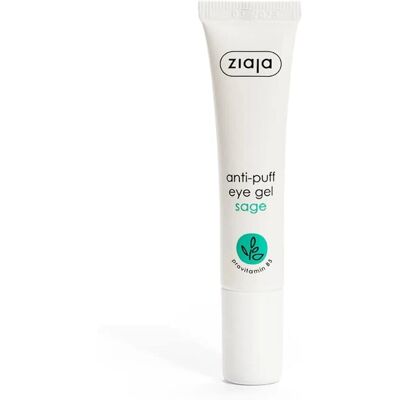 Ziaja Anti-Puffiness Eye Gel with Sage - Eye Contour Gel for All Ages Ziaja Anti-Puffiness Eye Gel with Sage - Eye Contour Gel for All Ages