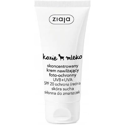 Crème visage au lait de chèvre Ziaja - Hydratante SPF20 - Publicité Crème visage au lait de chèvre Ziaja - Hydratante SPF20 - Publicité