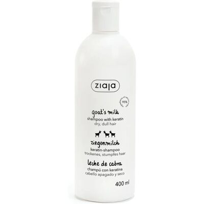 Shampoing au lait de chèvre Ziaja - Hydratant - 400ml - Cheveux - Publicité Shampoing au lait de chèvre Ziaja - Hydratant - 400ml - Cheveux - Publicité