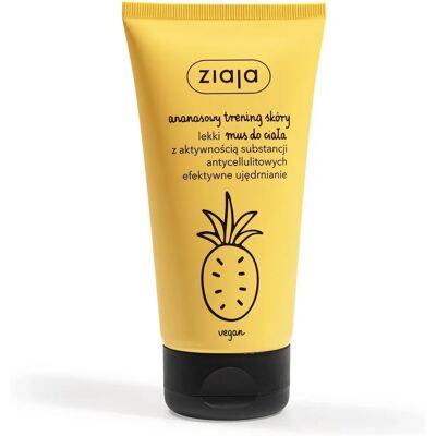 Mousse corporel ananas Ziaja - Contre la cellulite - 160ml - Publicité Mousse corporel ananas Ziaja - Contre la cellulite - 160ml - Publicité