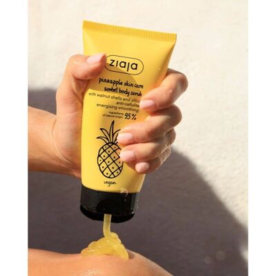 Ziaja Ananas Körperpeeling - Exfolierendes Body Sorbet Ziaja Ananas Körperpeeling - Exfolierendes Body Sorbet
