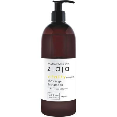 Ziaja Baltic Home Spa Vitality sprchový gel a šampon - Péče o tělo a vlasy Ziaja Baltic Home Spa Vitality sprchový gel a šampon - Péče o tělo a vlasy
