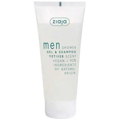 Ziaja Men Vetiver 200 ml - Gel douche & Shampoo - Publicité Ziaja Men Vetiver 200 ml - Gel douche & Shampoo - Publicité