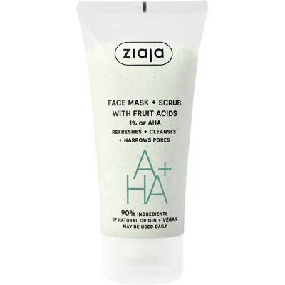 Ziaja Face Mask & Scrub with Fruit Acids - Peelingová maska s ovocnými kyselinami Ziaja Face Mask & Scrub with Fruit Acids - Peelingová maska s ovocnými kyselinami