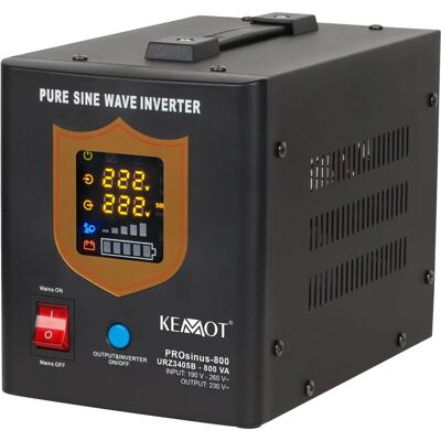 Fuente de alimentación ininterrumpida Kemot Prosinus-800 - negro Fuente de alimentación ininterrumpida Kemot Prosinus-800 - negro