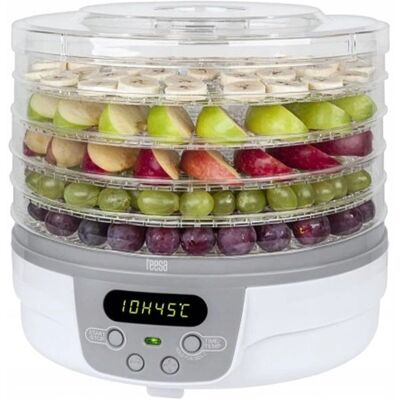 Teesa TSA3031 Food Dehydrator - 5 Roste - LCD-Display Teesa TSA3031 Food Dehydrator - 5 Roste - LCD-Display