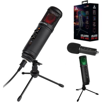 Kruger & Matz Warrior GV-100 USB Mikrofon - Gaming & Vlogging Kruger & Matz Warrior GV-100 USB Mikrofon - Gaming & Vlogging