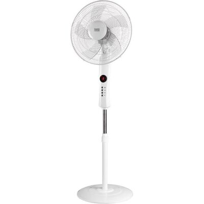 Teesa TSA8024 Ventilator - 3 Geschwindigkeiten, 50W, 43cm, Fernbedienung, Schwenkbar Teesa TSA8024 Ventilator - 3 Geschwindigkeiten, 50W, 43cm, Fernbedienung, Schwenkbar