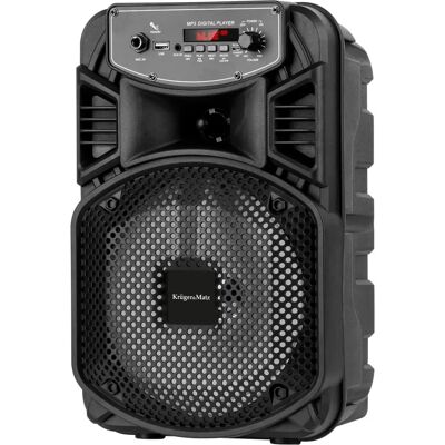 Krüger&Matz Kabelloser Bluetooth-Lautsprecher - 10W, 8"+1", TWS, Mikrofon, USB, AUX Krüger&Matz Kabelloser Bluetooth-Lautsprecher - 10W, 8"+1", TWS, Mikrofon, USB, AUX