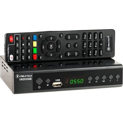 Cabletech Szary DVB-T2 H.265 HEVC Tuner - Cyfrowy Tuner TV Cabletech Szary DVB-T2 H.265 HEVC Tuner - Cyfrowy Tuner TV