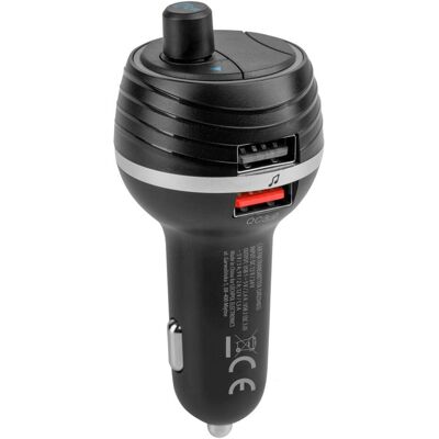 Peiying - BT 2xUSB Nadajnik FM - Bluetooth 5.0 - LED - Nadajnik FM Peiying - BT 2xUSB Nadajnik FM - Bluetooth 5.0 - LED - Nadajnik FM