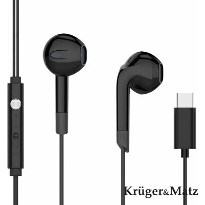 In-ear sluchátka KrügerMatz C2 - Mikrofon USB-C In-ear sluchátka KrügerMatz C2 - Mikrofon USB-C