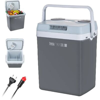 Nevera Portátil Eléctrica Teesa TSA5001.1 Gris 25L - Nevera Portátil Eléctrica Nevera Portátil Eléctrica Teesa TSA5001.1 Gris 25L - Nevera Portátil Eléctrica