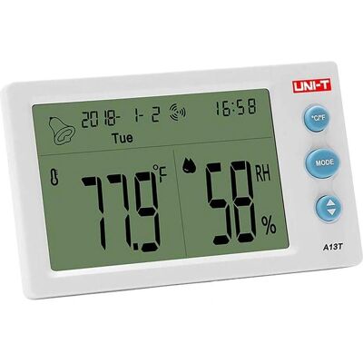 Uni-T A13T Wetterstation - Temperatur, Luftfeuchtigkeit, Kalender Uni-T A13T Wetterstation - Temperatur, Luftfeuchtigkeit, Kalender