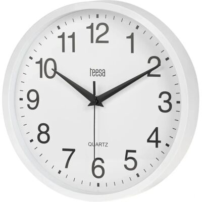 Teesa Väggklocka 25 cm vit - Väggklocka Teesa Väggklocka 25 cm vit - Väggklocka