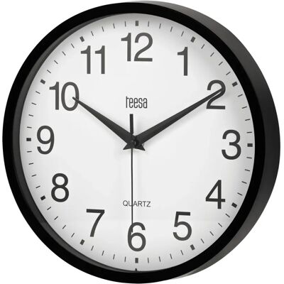 Horloge Murale 25 cm noir - Horloge Horloge Murale 25 cm noir - Horloge