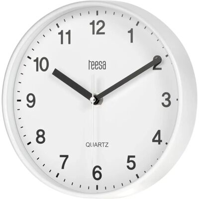 Horloge Murale Teesa TSA0038 Blanc 20cm - Horloge Murale Horloge Murale Teesa TSA0038 Blanc 20cm - Horloge Murale