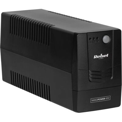 Rebel Nanopower 650 UPS - Fuera de línea, 650VA/360W Rebel Nanopower 650 UPS - Fuera de línea, 650VA/360W