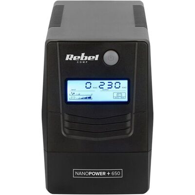 Rebel Nanopower Plus 650 - UPS Sinusoïde Hors Ligne Rebel Nanopower Plus 650 - UPS Sinusoïde Hors Ligne