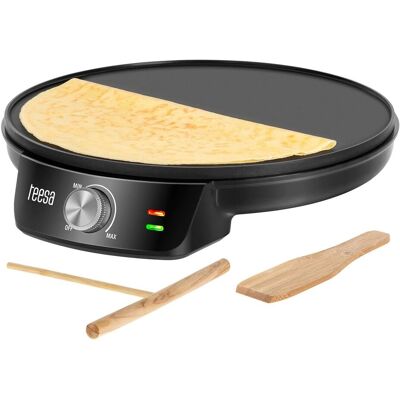 Teesa Pfannkuchenmaschine - 1200W, 30cm, Antihaft, Thermostat Teesa Pfannkuchenmaschine - 1200W, 30cm, Antihaft, Thermostat