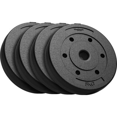 Rebel Active Asphalt-Gewichtssatz - 4x5kg, 31mm Löcher Rebel Active Asphalt-Gewichtssatz - 4x5kg, 31mm Löcher