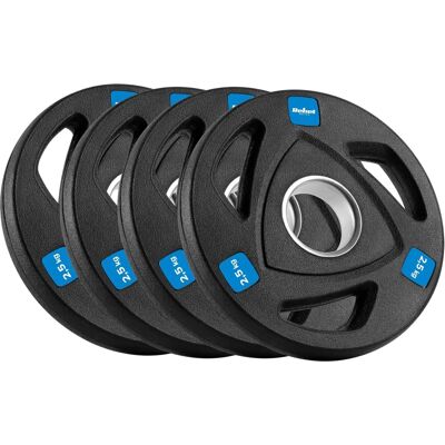 REBEL ACTIVE Set di 4 Pesi - Dischi Olimpici 51mm REBEL ACTIVE Set di 4 Pesi - Dischi Olimpici 51mm