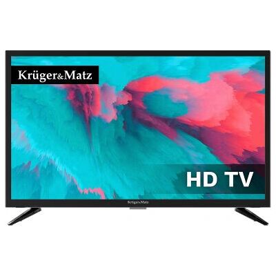 Krüger&Matz KM0224-T4 TV HD 24" Czarny Wi-Fi Krüger&Matz KM0224-T4 TV HD 24" Czarny Wi-Fi