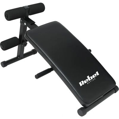 Rebel Active Banc Incliné pour Muscles Abdominaux - Publicité Rebel Active Banc Incliné pour Muscles Abdominaux - Publicité