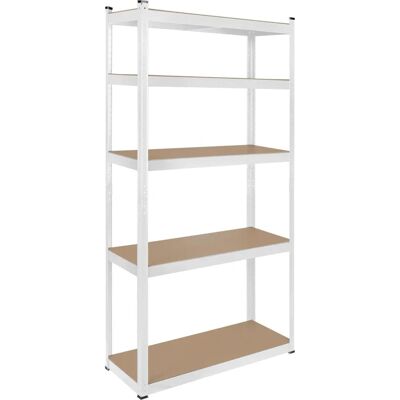 Rebel Metallschrank - 180x90x40 - Weiß Rebel Metallschrank - 180x90x40 - Weiß