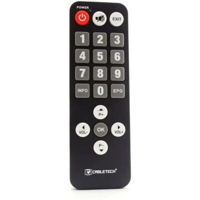 No Name Universale DVB-T Fernbedienung - Fernbedienung für Senioren No Name Universale DVB-T Fernbedienung - Fernbedienung für Senioren
