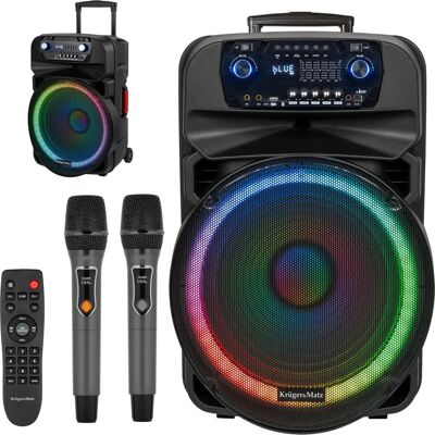 Krüger Matz Aktywny Głośnik Bluetooth - Obudowa Głośnikowa z Mikrofonami Krüger Matz Aktywny Głośnik Bluetooth - Obudowa Głośnikowa z Mikrofonami