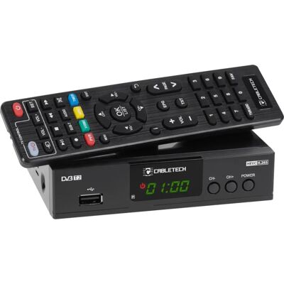 Cabletech URZ0338A DVB-T2/C Digitaalinen vastaanotin H.265 HEVC Cabletech URZ0338A DVB-T2/C Digitaalinen vastaanotin H.265 HEVC