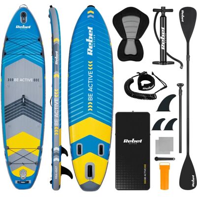 Nafukovací paddleboard Rebel - Modrý - Stabilita a Lehkost Nafukovací paddleboard Rebel - Modrý - Stabilita a Lehkost