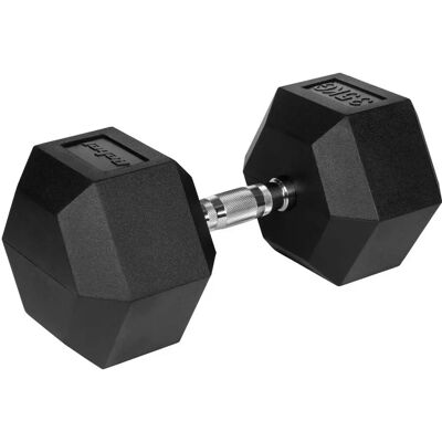 Rebel Active Guma pokryty żeliwny hantle 35 kg Rebel Active Guma pokryty żeliwny hantle 35 kg
