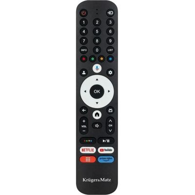 Kruger&Matz Google TV Fernbedienung mit Zifferntasten - TV Fernbedienung Kruger&Matz Google TV Fernbedienung mit Zifferntasten - TV Fernbedienung